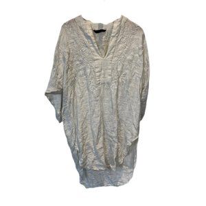 ZARA Floral Embroidered Cover-Up